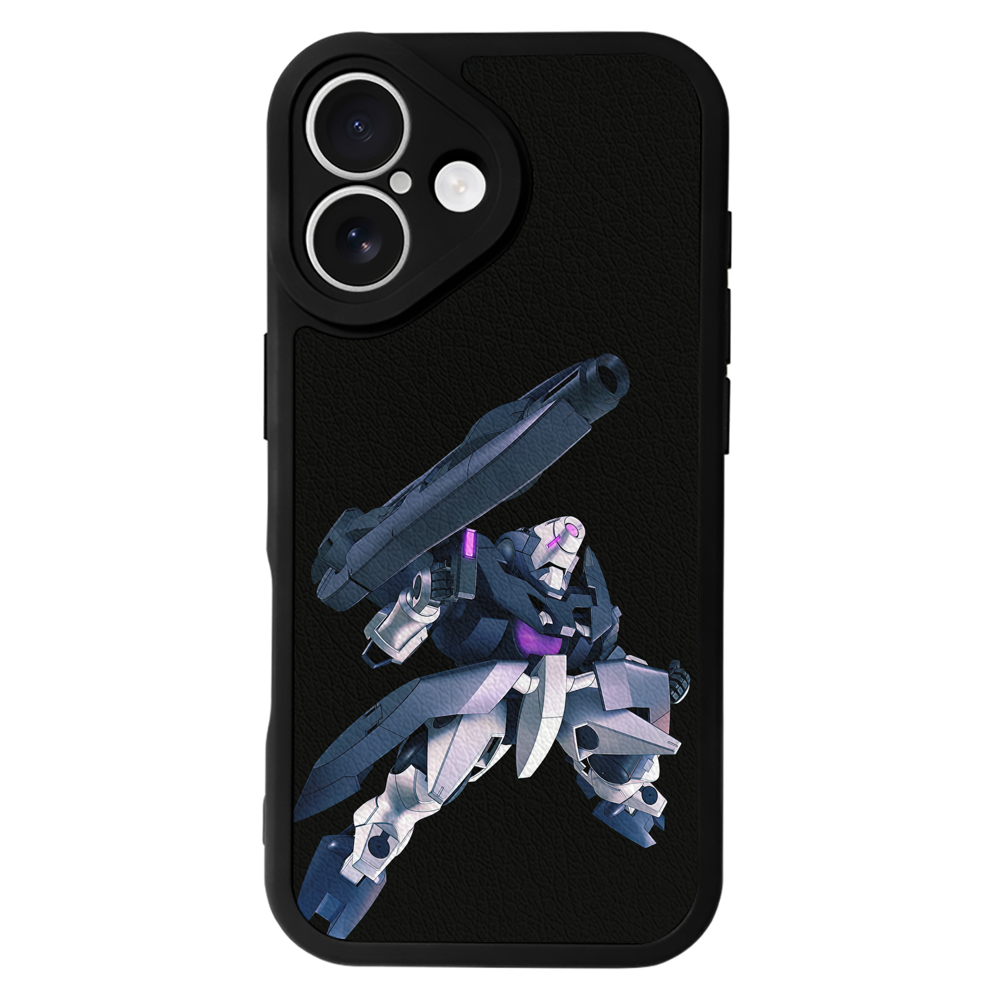 （画像用） 機動戦士ガンダム Mobile Suit Gundam 【iPhone 16シリーズ対応】シリコンスマホケース（レザー調） 材質：シリコン